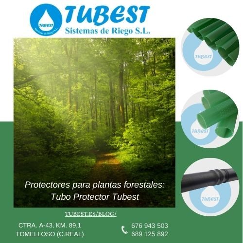 Protectores para plantas y árboles forestales Tubest